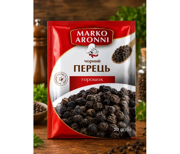 Перець чорний горошок Marko Aronni 20 г