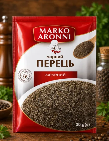 Перець чорний мелений Marko Aronni 20 г