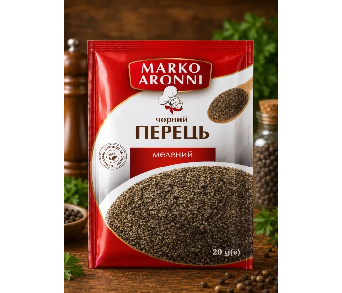 Перець чорний мелений Marko Aronni 20 г