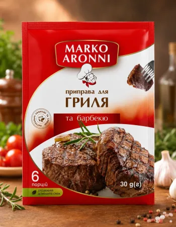 Приправа для гриля та барбекю Marko Aronni 30 г