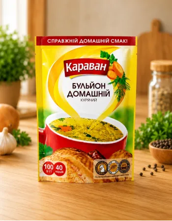 Бульйон домашній курячий Караван 100 г