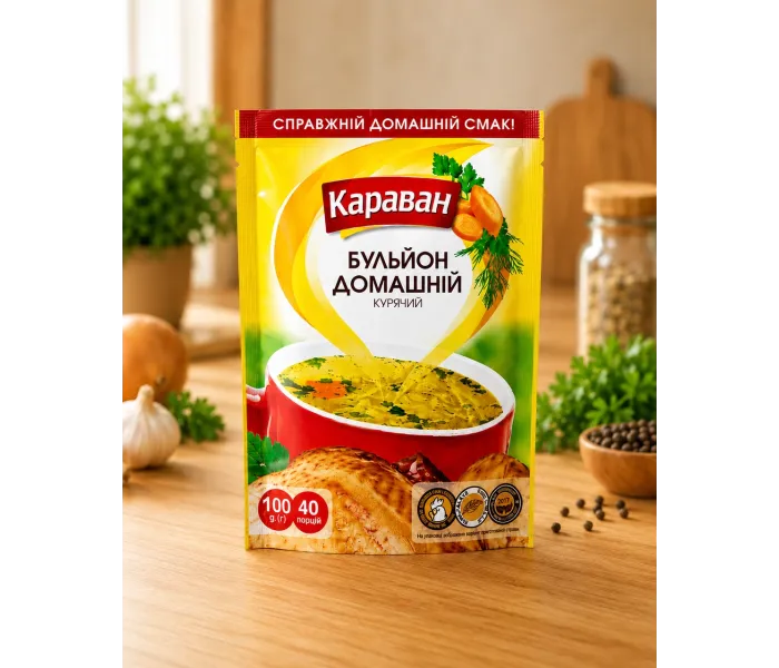 Бульйон домашній курячий Караван 100 г