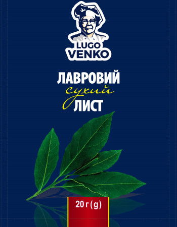 Лавровий лист сухий Lugo Venko 20 г Лавровий лист сухий Lugo Venko 20 г