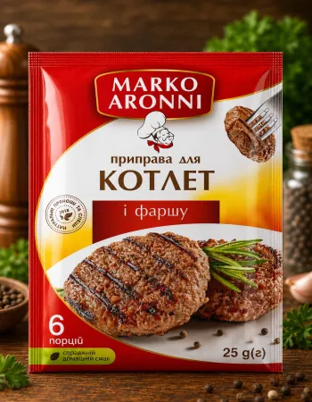 Приправа для котлет і фаршу Marko Aronni 25 г