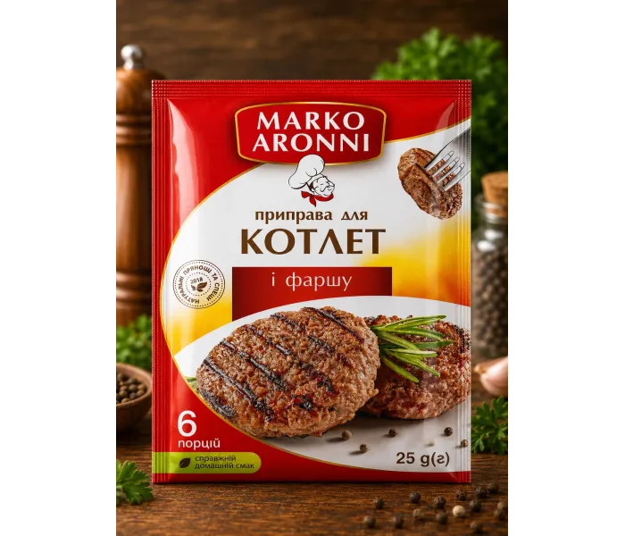 Приправа для котлет і фаршу Marko Aronni 25 г