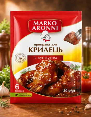 Приправа для крилець з кунжутом Marko Aronni 30 г