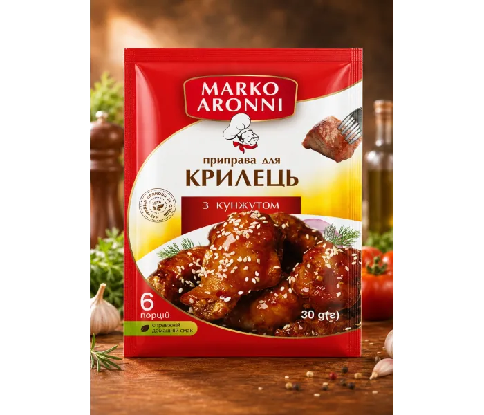 Приправа для крилець з кунжутом Marko Aronni 30 г