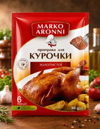 Приправа для курочки золотистої Marko Aronni 30 г