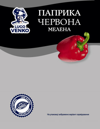 Паприка червона мелена Lugo Venko 40 г Паприка червона мелена Lugo Venko 40 г