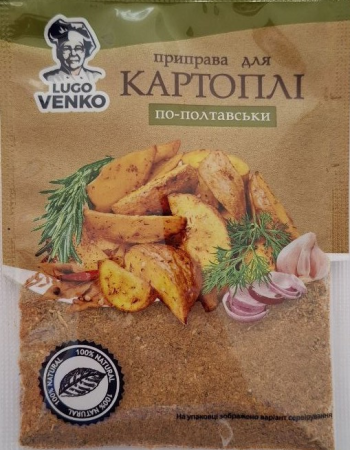 Приправа для картоплі по-полтавськи Lugo Venko 25 г Приправа для картоплі по-полтавськи Lugo Venko 25 г