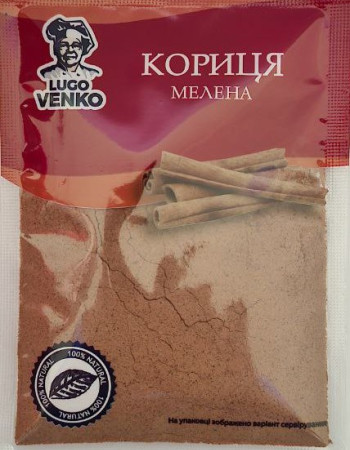 Кориця мелена Lugo Venko 45 г Кориця мелена Lugo Venko 45 г