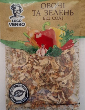 Приправа овочі та зелень Lugo Venko 25 г Приправа овочі та зелень Lugo Venko 25 г