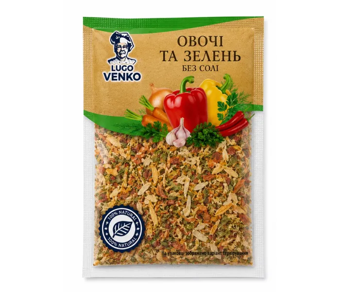 Приправа овочі та зелень Lugo Venko 25 г