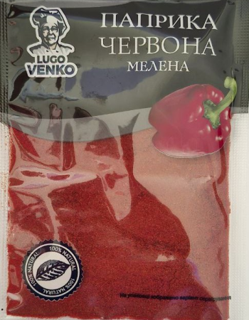 Паприка червона мелена Lugo Venko 40 г Паприка червона мелена Lugo Venko 40 г