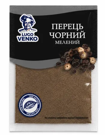 Перець чорний мелений Lugo Venko 45 г