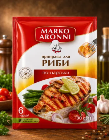 Приправа для риби по-царськи Marko Aronni 30 г