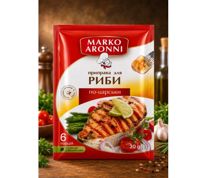 Приправа для риби по-царськи Marko Aronni 30 г