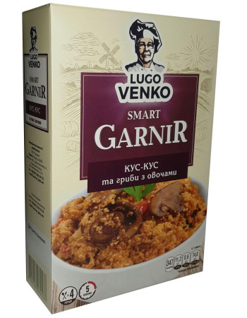 Каша Кус-Кус та гриби з овочами Lugo Venko 166 г Каша Кус-Кус та гриби з овочами Lugo Venko 166 г