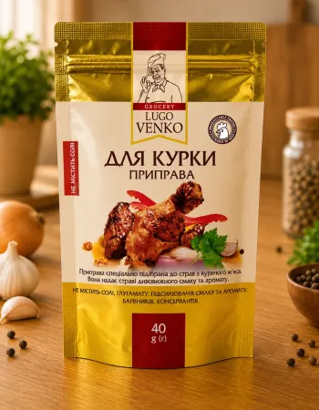 Приправа для курки (не містить солі) Lugo Venko 40 г