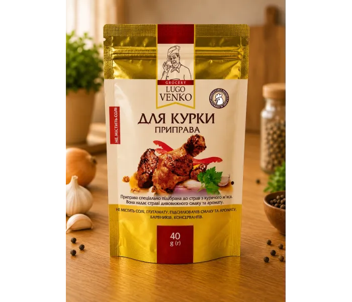 Приправа для курки (не містить солі) Lugo Venko 40 г