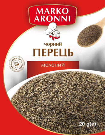 Перець чорний мелений Marko Aronni 20 г Перець чорний мелений Marko Aronni 20 г