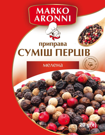 Приправа суміш перців Marko Aronni 20 г Приправа суміш перців Marko Aronni 20 г